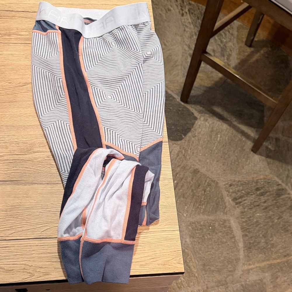 Kari Traa  Leggings - Gray and Pink